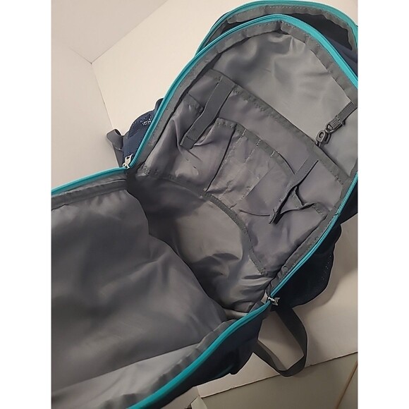 Adidas Stratton 2 Blue Pink Unisex Casual School Backpack Hiking Storage - Picture 8 of 11